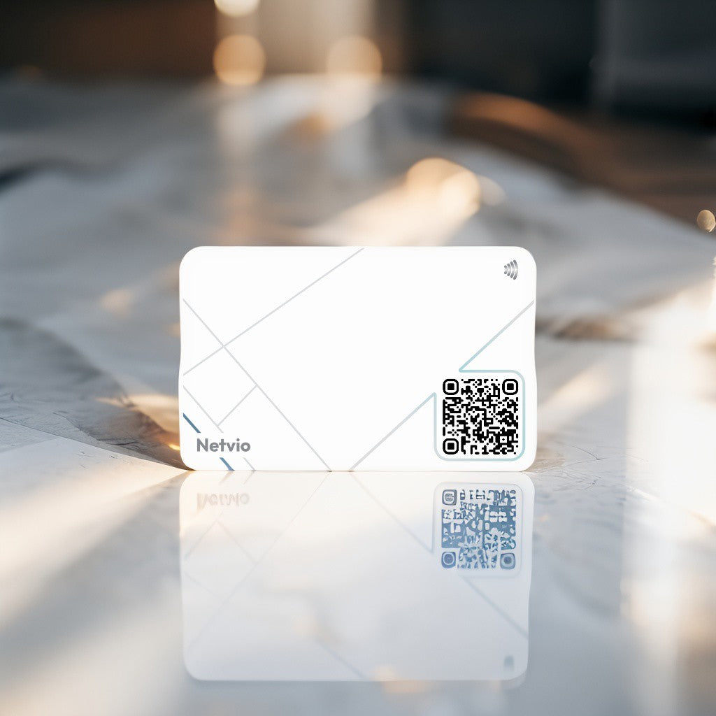 Tarjeta Plástica NFC Netvio estandar Blanca