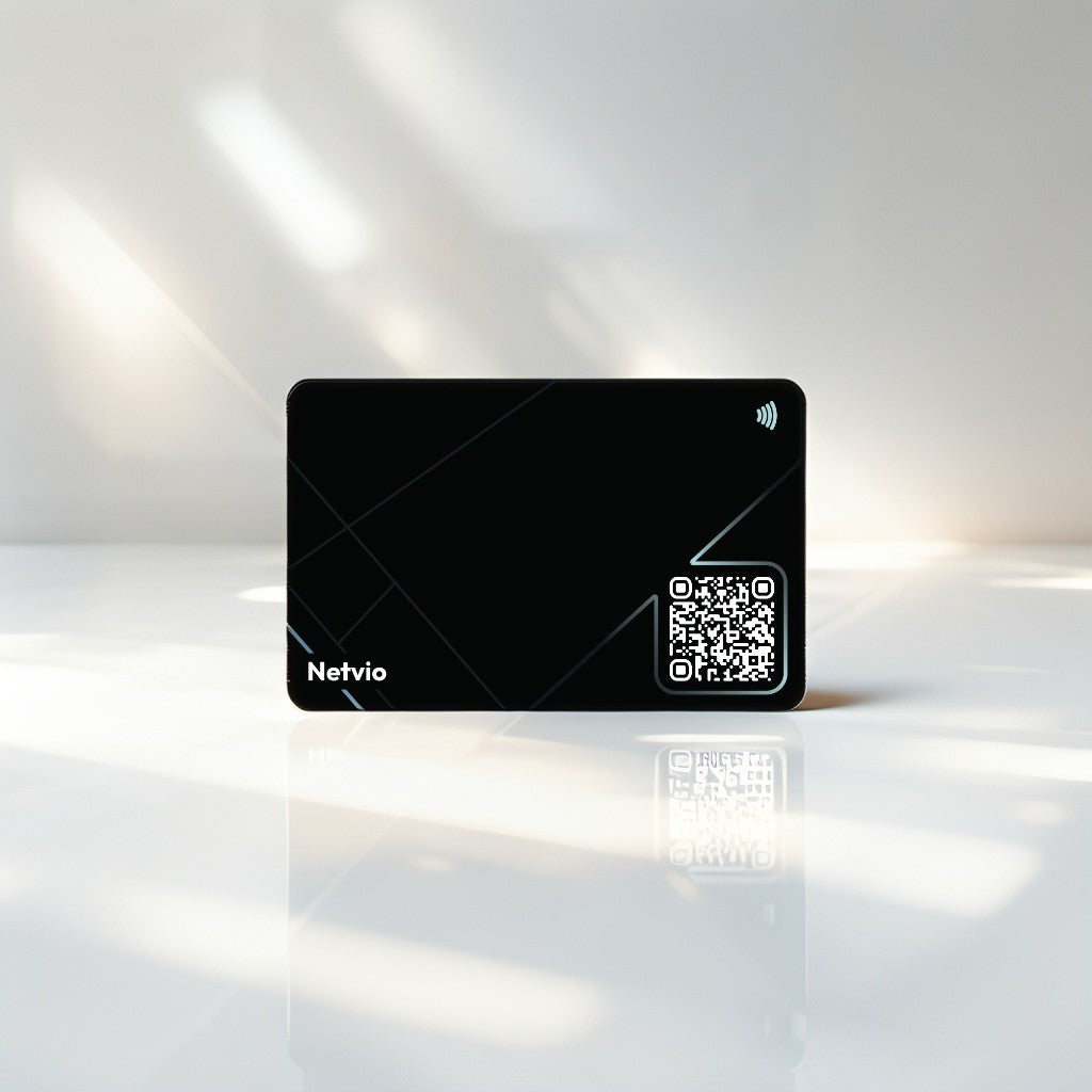 Tarjeta Plástica NFC Netvio estandar Negra
