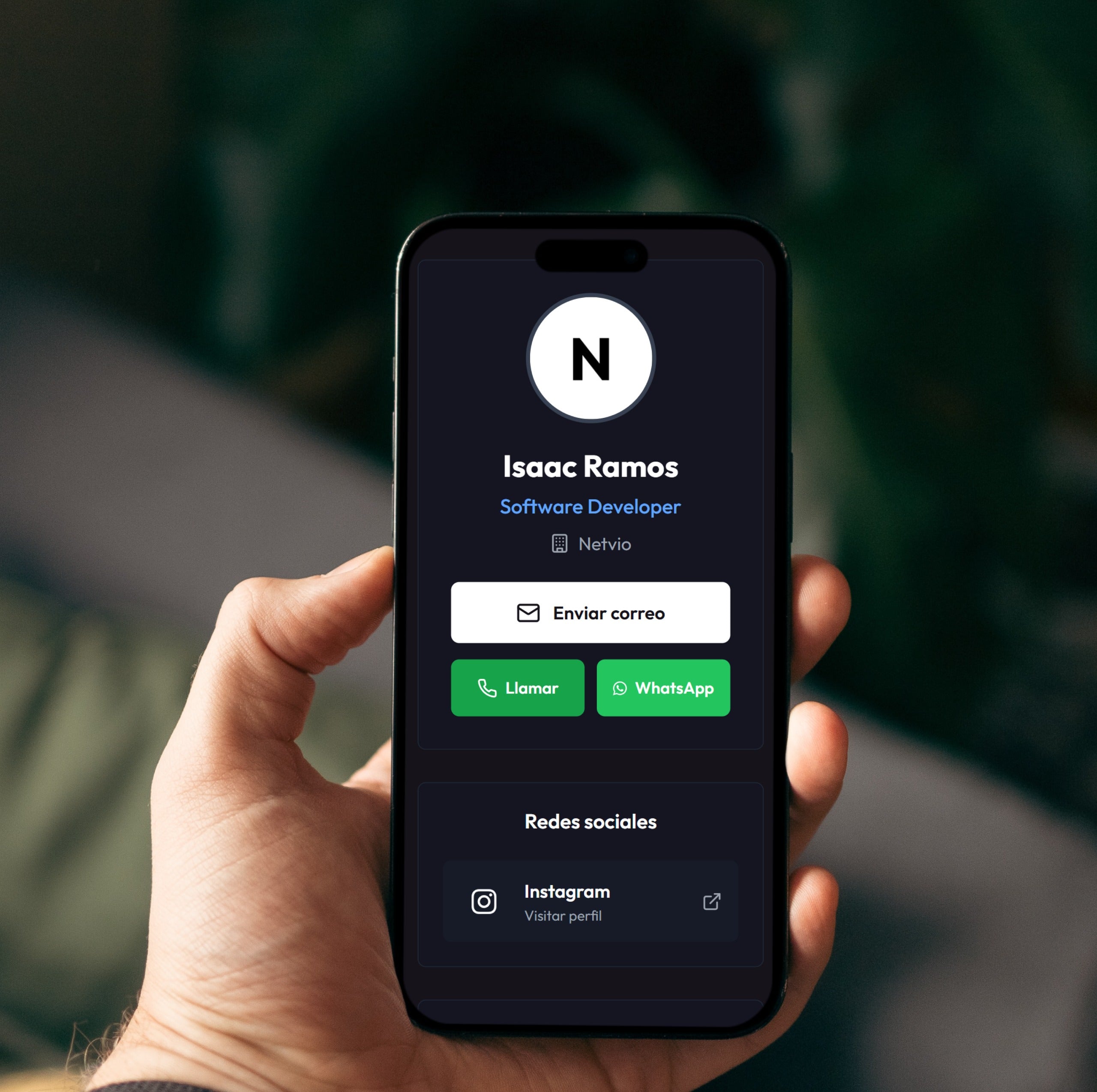 Tarjeta Plástica NFC Netvio personalizada