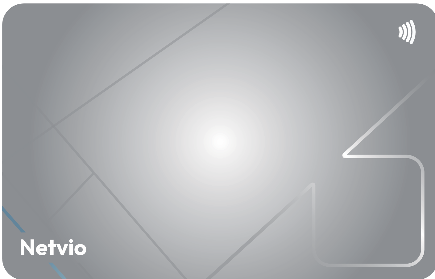 Tarjeta Plástica NFC Netvio estandar Plata