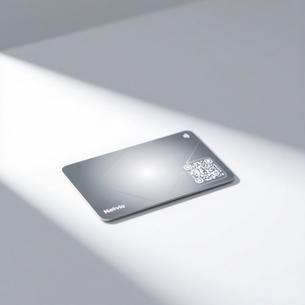 Tarjeta Plástica NFC Netvio estandar Plata